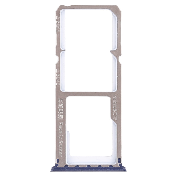 For OPPO A1 2 x SIM Card Tray + Micro SD Card Tray