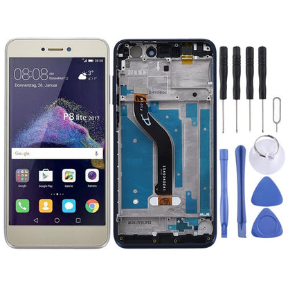 LCD Screen and Digitizer Full Assembly with Frame for Huawei P8 Lite (2017), For Huawei P8 Lite (2017), Huawei P8 Lite (2017)