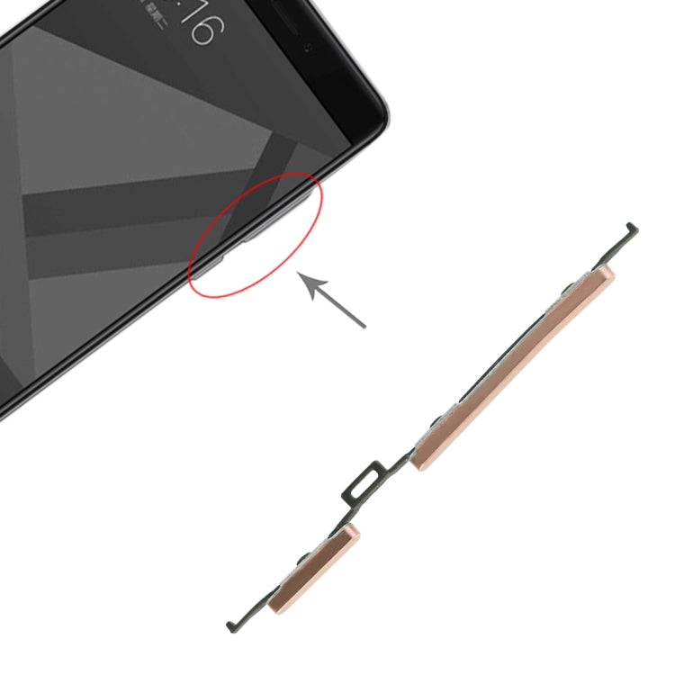 Power Button and Volume Control Button for Xiaomi Redmi Note 4X, For Xiaomi Redmi Note 4X