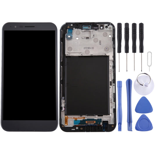 LCD Screen and Digitizer Full Assembly with Frame for LG Stylo 3 Plus / TP450 / MP450 , For LG Stylo 3 Plus