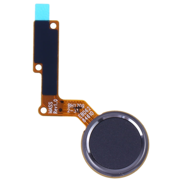 Fingerprint Sensor Flex Cable for LG K10 2017 M250 M250N M250E M250DS, For LG K10 2017, For LG K10 2017 (black)