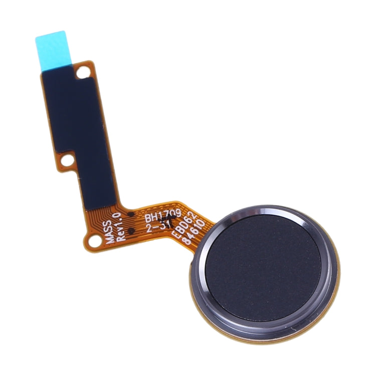 Fingerprint Sensor Flex Cable for LG K10 2017 M250 M250N M250E M250DS, For LG K10 2017, For LG K10 2017 (black)