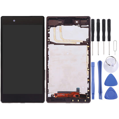 LCD Screen and Digitizer Full Assembly with Frame for Sony Xperia Z5, For Xperia Z5 OEM