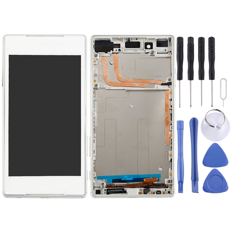 LCD Screen and Digitizer Full Assembly with Frame for Sony Xperia Z5, For Xperia Z5 OEM
