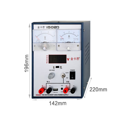 Kaisi K-1502D Repair Power Supply Current Meter 2A Adjustable DC Power Supply Automatic Protection, US Plug, EU Plug, US Plug