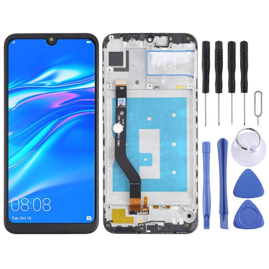 LCD Screen and Digitizer Full Assembly with Frame for Huawei Y7 (2019)(High Version), For Huawei Y7 (2019)