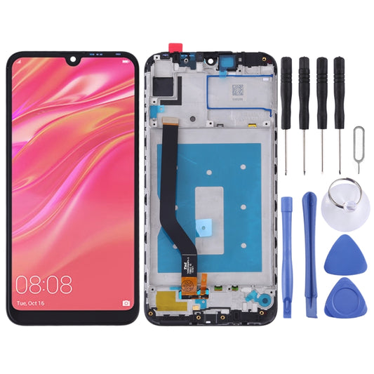 LCD Screen and Digitizer Full Assembly with Frame for Huawei Y7 Prime (2019), For Huawei Y7 Prime (2019)
