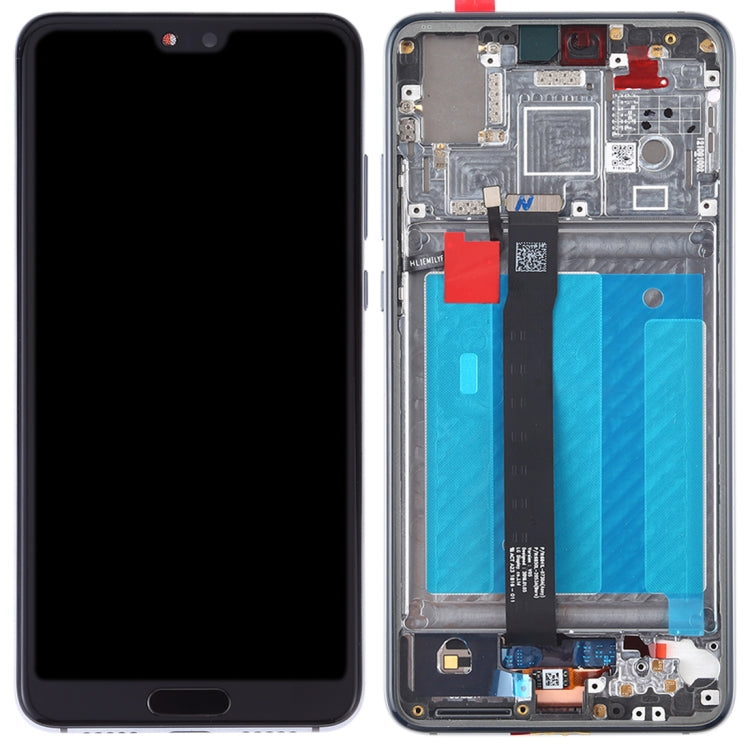 LCD Screen and Digitizer Full Assembly with Frame for Huawei P20