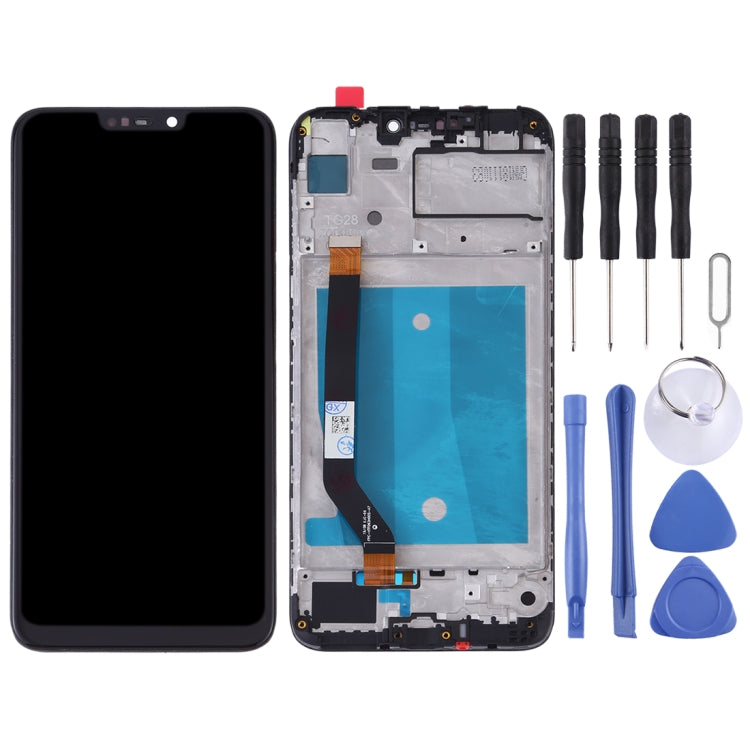 LCD Screen and Digitizer Full Assembly with Frame for Huawei Honor 8C