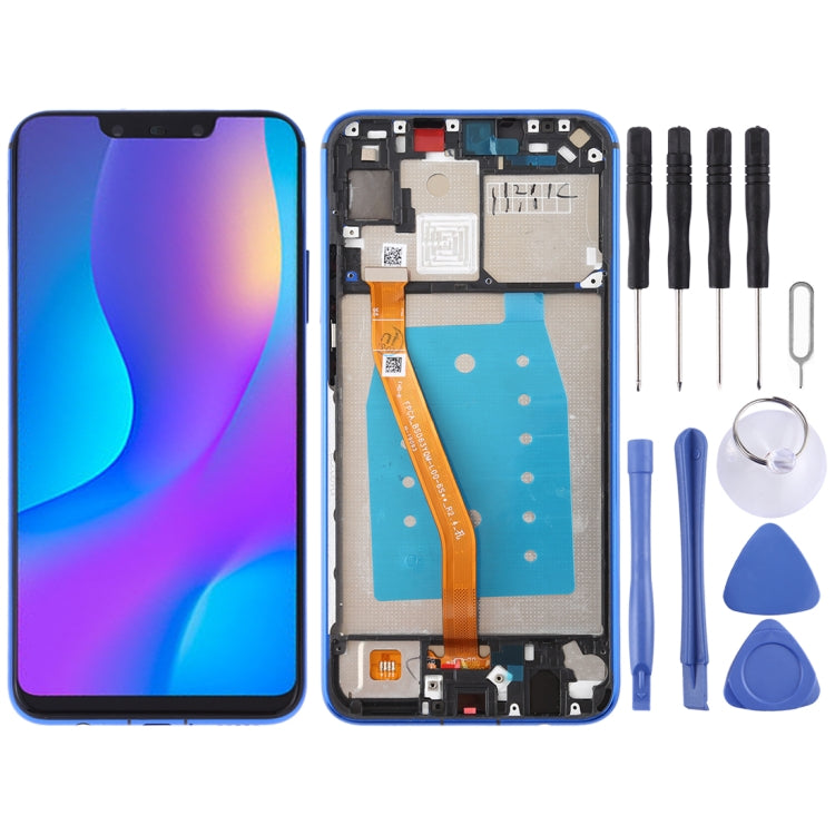LCD Screen and Digitizer Full Assembly with Frame for Huawei Nova 3i, For Huawei Nova 3i