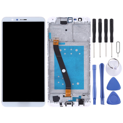 LCD Screen and Digitizer Full Assembly with Frame for Huawei Honor 7X, For Huawei Honor 7X