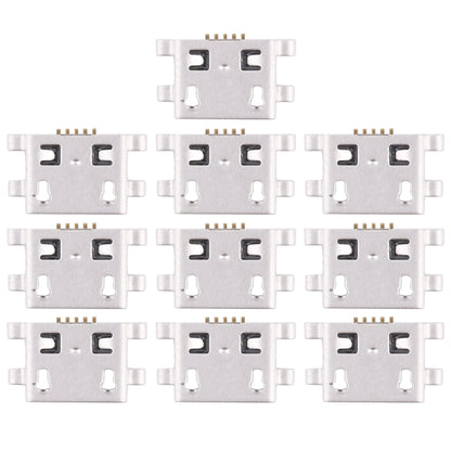 10 PCS Charging Port Connector for Huawei Y6, For Huawei Y6