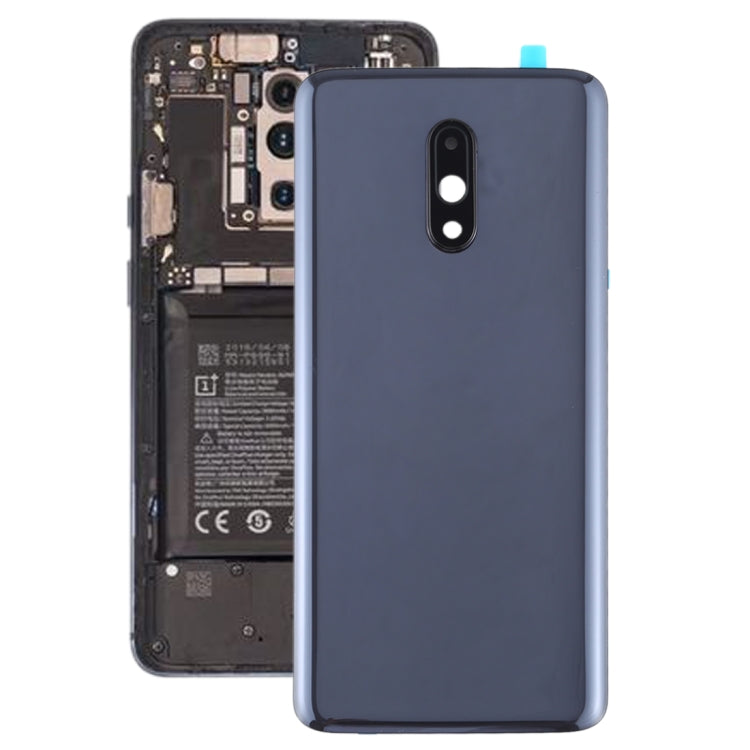 For OnePlus 7 Original Battery Back Cover with Camera Lens Frame, For OnePlus 7 (Original), For OnePlus 7,Original, For OnePlus 7,Original (Red)