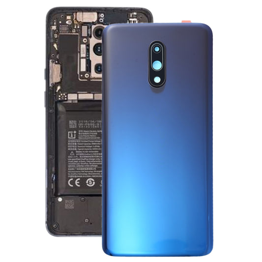 For OnePlus 7 Original Battery Back Cover with Camera Lens Frame, For OnePlus 7 (Original), For OnePlus 7,Original, For OnePlus 7,Original (Red)