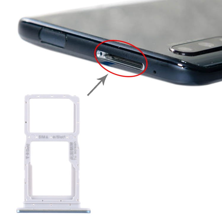 SIM Card Tray + SIM Card Tray / Micro SD Card Tray for Huawei Honor 9X / Honor 9X Pro, For Huawei Honor 9X, For Huawei Honor 9X(Baby Blue), For Huawei Honor 9X(Dark Blue)