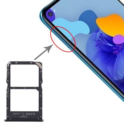 SIM Card Tray + NM Card Tray for Huawei Mate 30 Lite, For Huawei Mate 30 Lite