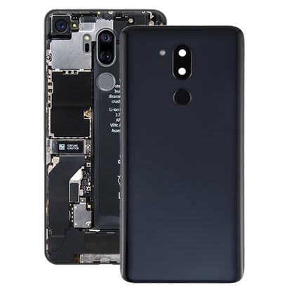 Battery Back Cover with Camera Lens Frame & Fingerprint Sensor for LG G7 ThinQ / G710 / G710EM / G710PM / G710VMP, For LG G7 ThinQ