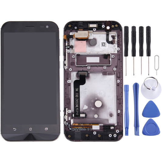 LCD Screen and Digitizer Full Assembly with Frame for ASUS ZenFone Zoom 5.5 inch / ZX551ML , For Asus Zenfone Zoom
