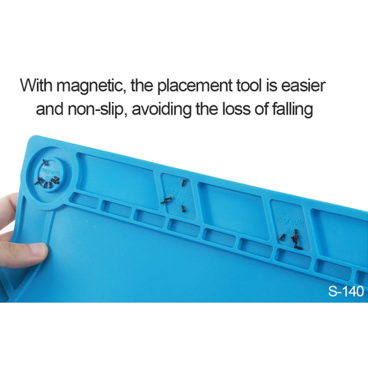 BEST-S-120 Heat-resistant BGA Soldering Station Silicone Heat Gun Insulation Pad Repair Tools Maintenance Platform Desk Mat, BEST-S-120