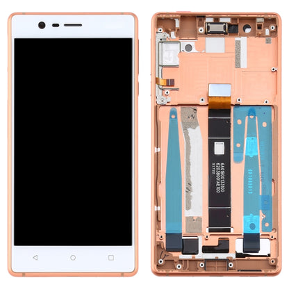 LCD Screen and Digitizer Full Assembly with Frame & Side Keys for Nokia 3 TA-1032, For Nokia 3