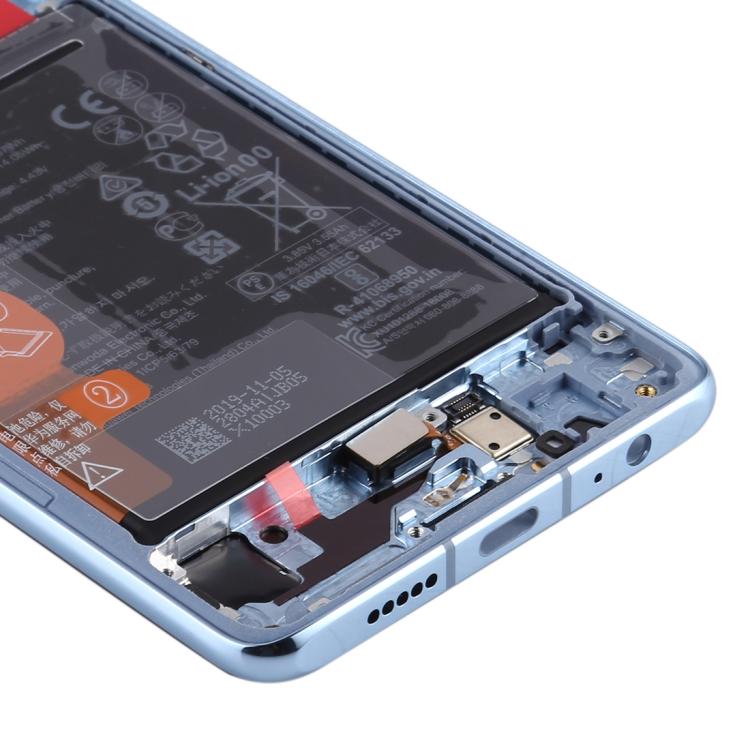 LCD Screen and Digitizer Full Assembly with Frame for Huawei P30, For Huawei P30(Breathing Crystal), For P30