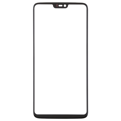 For OnePlus 6 Front Screen Outer Glass Lens, For OnePlus 6 Black