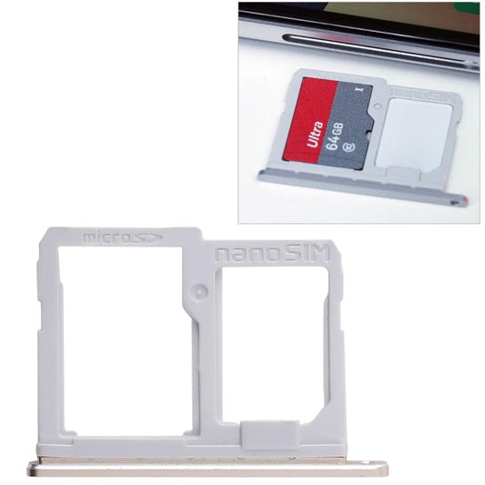 SIM Card Tray + Micro SD Card Tray for LG Q6 / M700 / M700N / G6 Mini, SIM+Micro SD Card Tray (Gold), SIM+Micro SD Card Tray (Black), SIM+Micro SD Card Tray (Silver)
