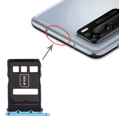 SIM Card Tray + NM Card Tray for Huawei P40, For Huawei P40