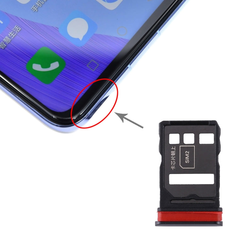 SIM Card Tray + SIM Card Tray for Honor V30 Pro / Honor V30, For Honor V30 Pro (Dark Blue), For Honor V30 Pro, For Huawei Nova 6
