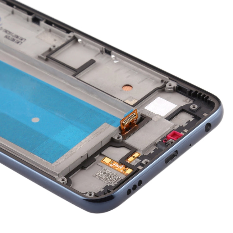 LCD Screen and Digitizer Full Assembly with Frame for LG Q60 X525ZA X525BAW X525HA X525ZAW / LG X6 2019 LMX625N X625N X525,Single SIM, For LG Q60(Single SIM)
