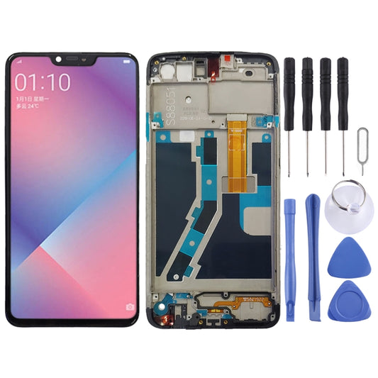 LCD Screen and Digitizer Full Assembly with Frame for OPPO A5 / A3s, For OPPO A5 / A3s