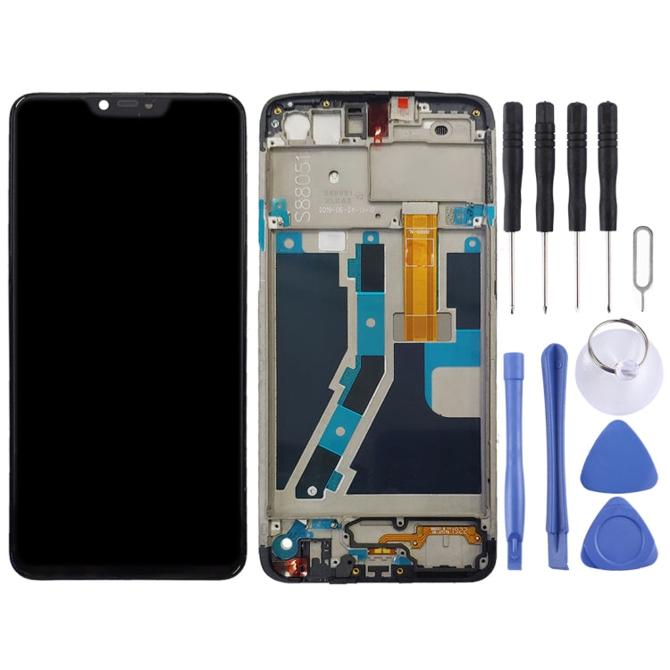 LCD Screen and Digitizer Full Assembly with Frame for OPPO A5 / A3s, For OPPO A5 / A3s