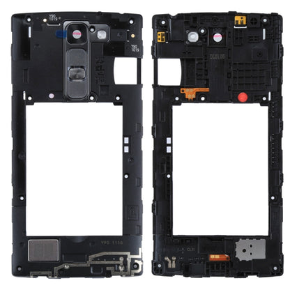 for LG C90 H500 Middle Frame Bezel with Speaker Ringer Buzzer & Rear Camera Lens & Home Button, For LG C90 H500