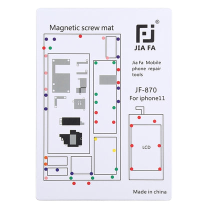 JIAFA JF-870 Magnetic Pad Screw Board for iPhone 11, For 11