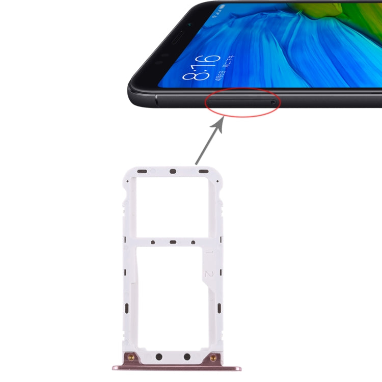 2 SIM Card Tray / Micro SD Card Tray for Xiaomi Redmi 5 Plus