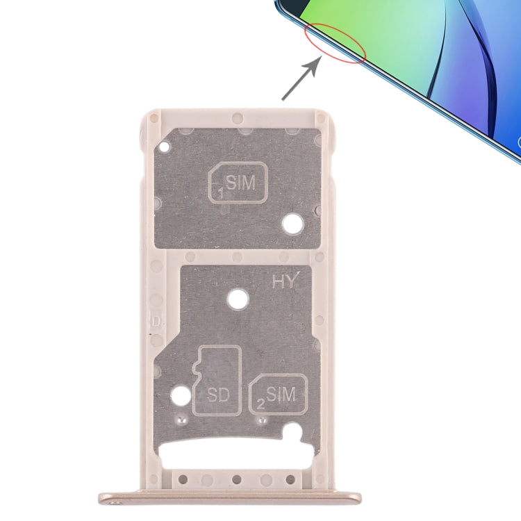 2 SIM Card Tray / Micro SD Card Tray for Huawei Enjoy 6 / AL10