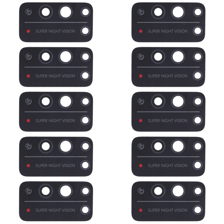For Huawei Honor X10 5G 10pcs Back Camera Lens