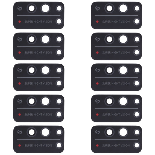 For Huawei Honor X10 5G 10pcs Back Camera Lens