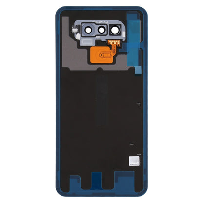 Original Battery Back Cover with Camera Lens Cover for LG Q70 / LM-Q730N(KR Version), For LG Q70(Original)