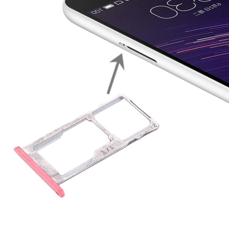 For Meizu Meilan Metal SIM + SIM / Micro SD Card Tray , For Meilan Metal