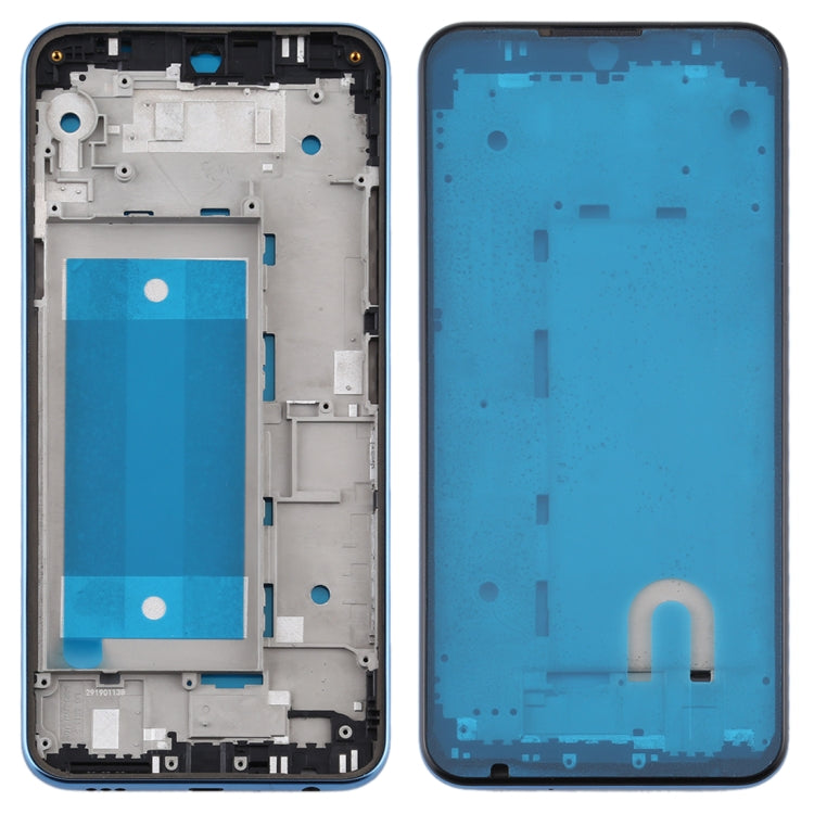 Middle Frame Bezel Plate for LG Q60 2019 / X6 2019 / X525BAW / X525ZA / X525HA / X525ZAW / LMX625N / X625N / X525, For LG Q60 2019 (Blue)