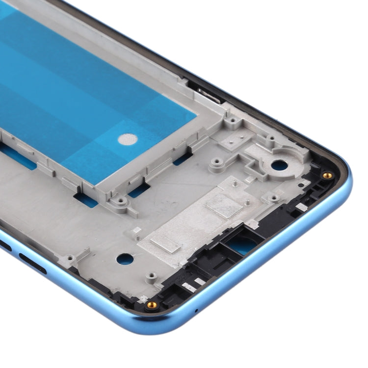 Middle Frame Bezel Plate for LG Q60 2019 / X6 2019 / X525BAW / X525ZA / X525HA / X525ZAW / LMX625N / X625N / X525, For LG Q60 2019 (Blue)