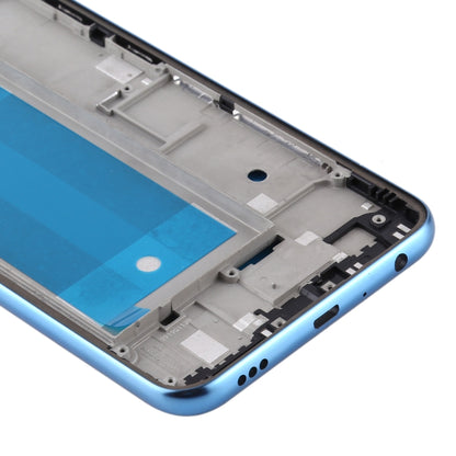 Middle Frame Bezel Plate for LG Q60 2019 / X6 2019 / X525BAW / X525ZA / X525HA / X525ZAW / LMX625N / X625N / X525, For LG Q60 2019 (Blue)