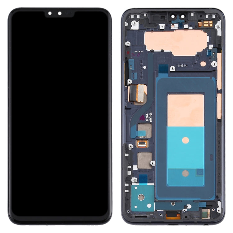 LCD Screen and Digitizer Full Assembly with Frame for LG V40 ThinQ, For LG V40 ThinQ