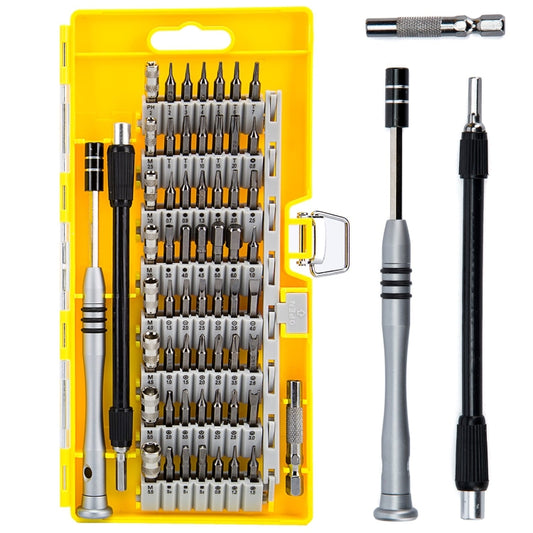 60 in 1 S2 Tool Steel Precision Screwdriver Nutdriver Bit Repair Tools Kit, 60 in 1 (Yellow), 60 in 1 (Orange), 60 in 1 (Green), 60 in 1 (Blue)