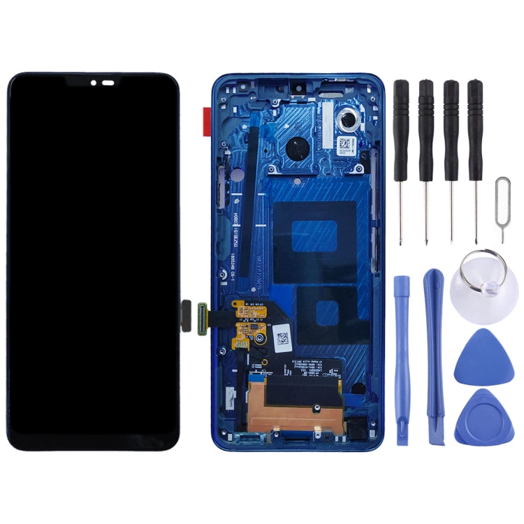 LCD Screen and Digitizer Full Assembly with Frame for LG G7 ThinQ / G710 G710EM G710PM G710VMP