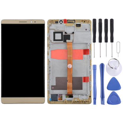 For Huawei Mate 8 LCD Screen and Digitizer Full Assembly with Frame