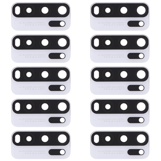 For Vivo Y50 1935, V1965A / Vivo Y30 1938 10pcs Back Camera Lens, For Vivo Y50