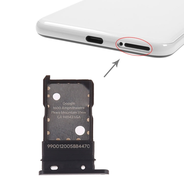 SIM Card Tray for Google Pixel 3, For Google Pixel 3