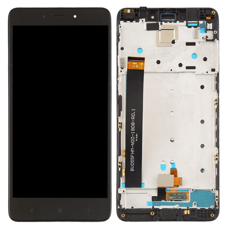LCD Screen and Digitizer Full Assembly with Frame for Xiaomi Redmi Note 4, For Xiaomi Redmi Note 4